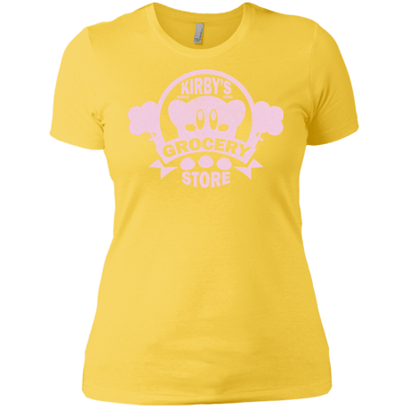 T-Shirts Vibrant Yellow / X-Small Kirbys Grocery Store Women's Premium T-Shirt