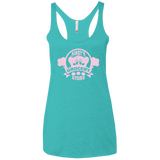 T-Shirts Tahiti Blue / X-Small Kirbys Grocery Store Women's Triblend Racerback Tank