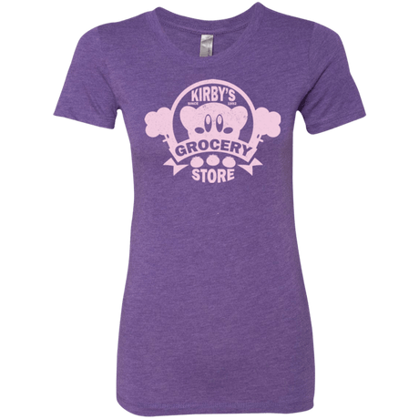 T-Shirts Purple Rush / Small Kirbys Grocery Store Women's Triblend T-Shirt