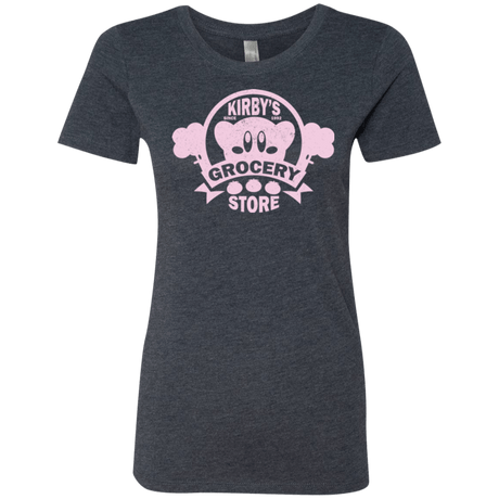 T-Shirts Vintage Navy / Small Kirbys Grocery Store Women's Triblend T-Shirt