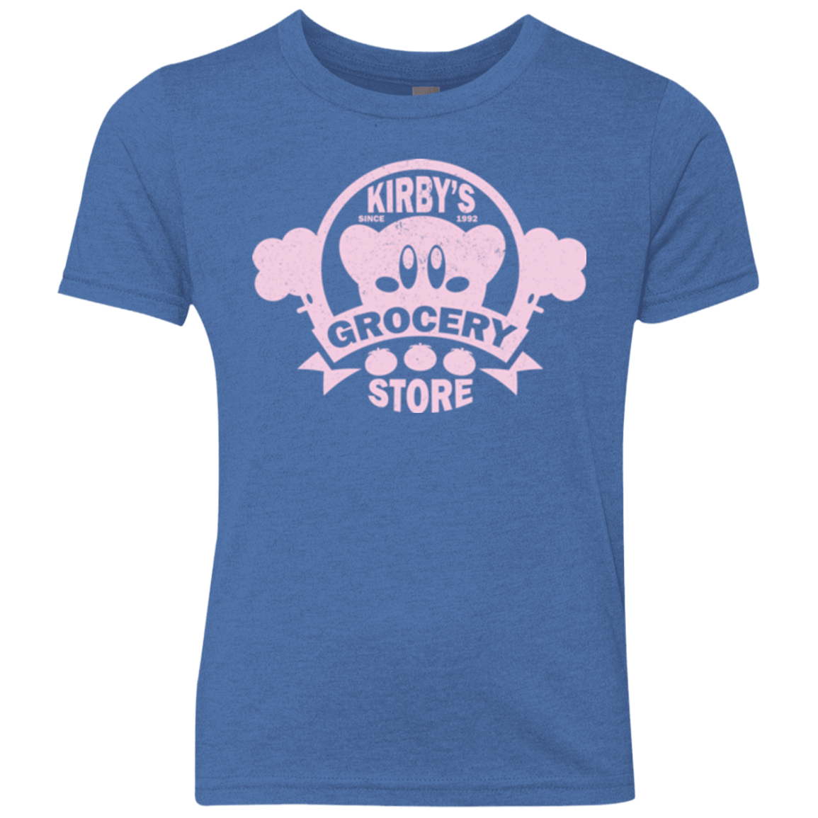 T-Shirts Vintage Royal / YXS Kirbys Grocery Store Youth Triblend T-Shirt