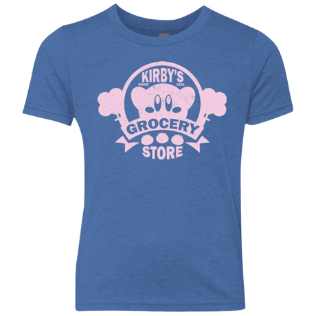 T-Shirts Vintage Royal / YXS Kirbys Grocery Store Youth Triblend T-Shirt