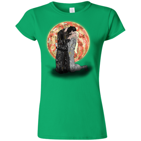 T-Shirts Irish Green / S Kiss Jon and Dany Junior Slimmer-Fit T-Shirt