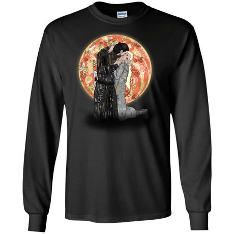 T-Shirts Black / S Kiss Jon and Dany Men's Long Sleeve T-Shirt