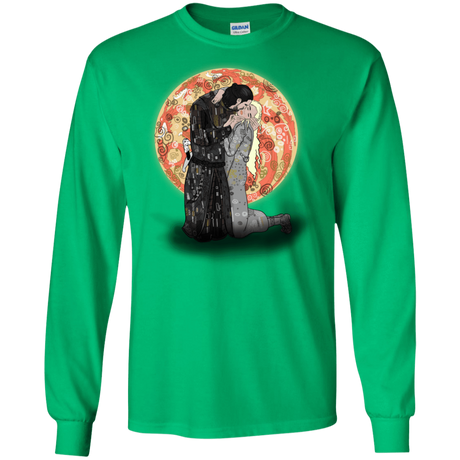 T-Shirts Irish Green / S Kiss Jon and Dany Men's Long Sleeve T-Shirt