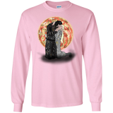 T-Shirts Light Pink / S Kiss Jon and Dany Men's Long Sleeve T-Shirt