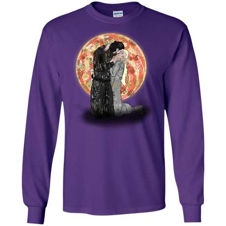 T-Shirts Purple / S Kiss Jon and Dany Men's Long Sleeve T-Shirt