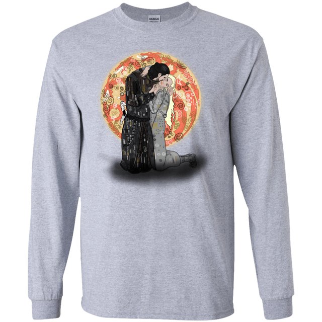 T-Shirts Sport Grey / S Kiss Jon and Dany Men's Long Sleeve T-Shirt