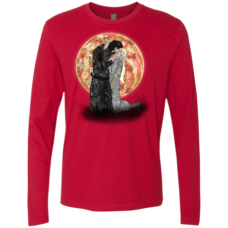 T-Shirts Red / S Kiss Jon and Dany Men's Premium Long Sleeve