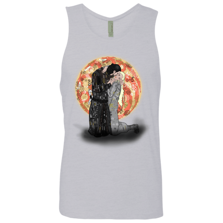 T-Shirts Heather Grey / S Kiss Jon and Dany Men's Premium Tank Top