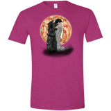 T-Shirts Antique Heliconia / S Kiss Jon and Dany Men's Semi-Fitted Softstyle