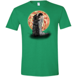 T-Shirts Heather Irish Green / S Kiss Jon and Dany Men's Semi-Fitted Softstyle