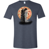 T-Shirts Heather Navy / S Kiss Jon and Dany Men's Semi-Fitted Softstyle