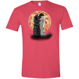 T-Shirts Heather Red / S Kiss Jon and Dany Men's Semi-Fitted Softstyle