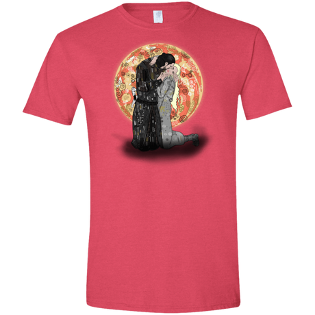 T-Shirts Heather Red / S Kiss Jon and Dany Men's Semi-Fitted Softstyle