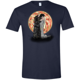 T-Shirts Navy / X-Small Kiss Jon and Dany Men's Semi-Fitted Softstyle