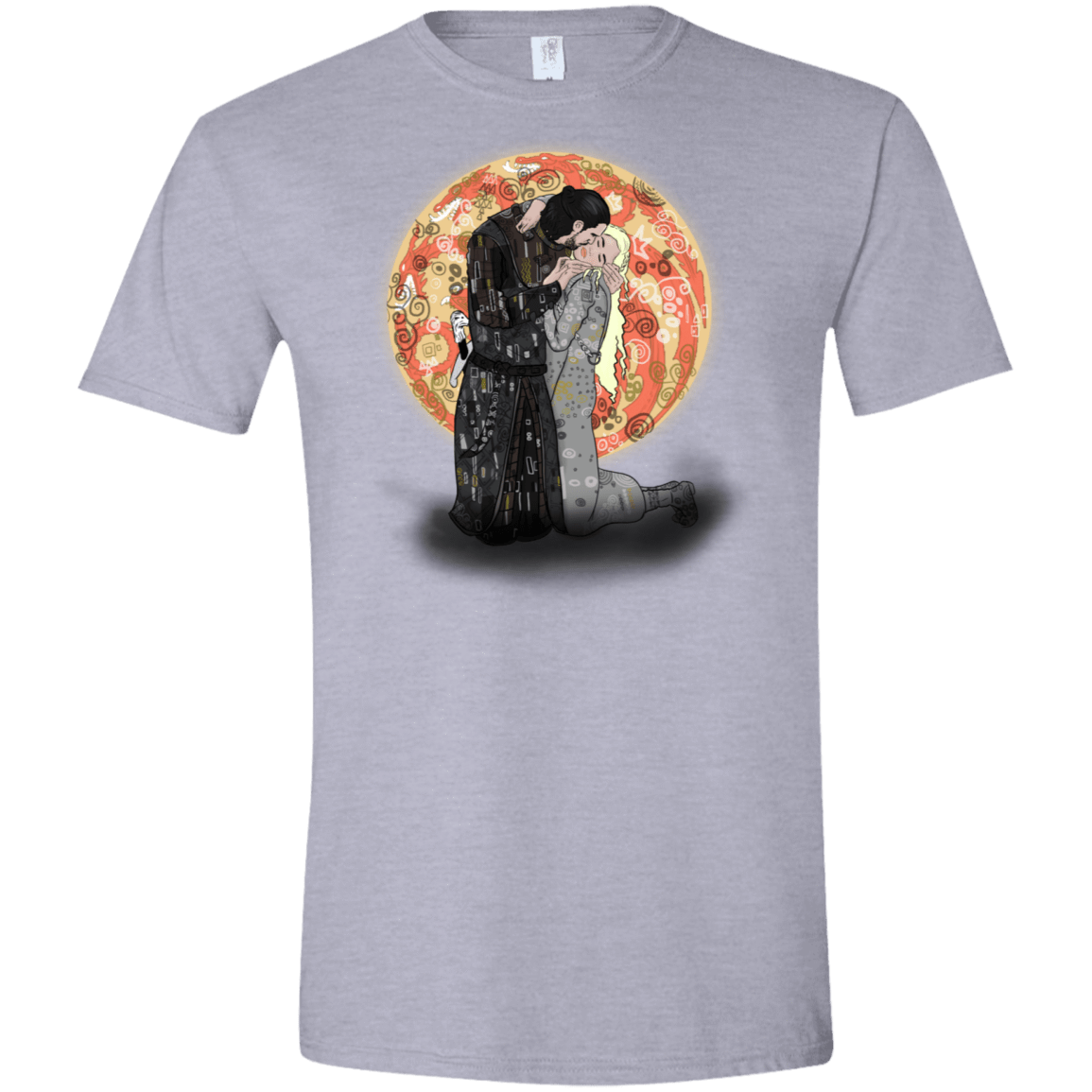 T-Shirts Sport Grey / X-Small Kiss Jon and Dany Men's Semi-Fitted Softstyle