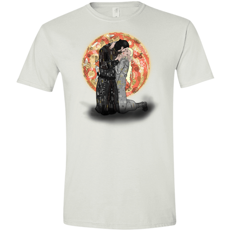 T-Shirts White / X-Small Kiss Jon and Dany Men's Semi-Fitted Softstyle