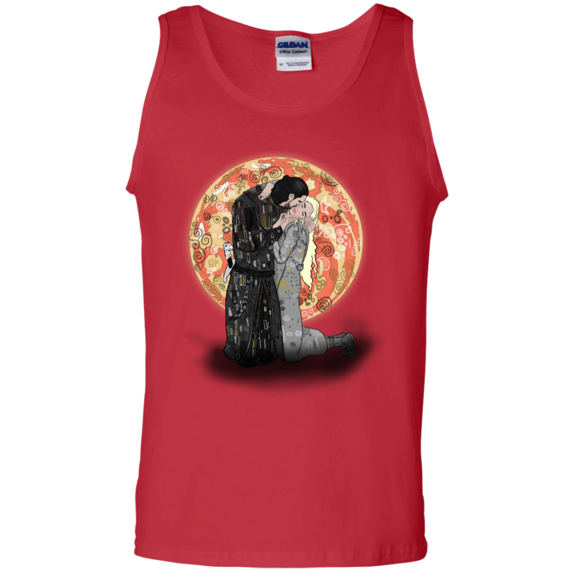 T-Shirts Red / S Kiss Jon and Dany Men's Tank Top