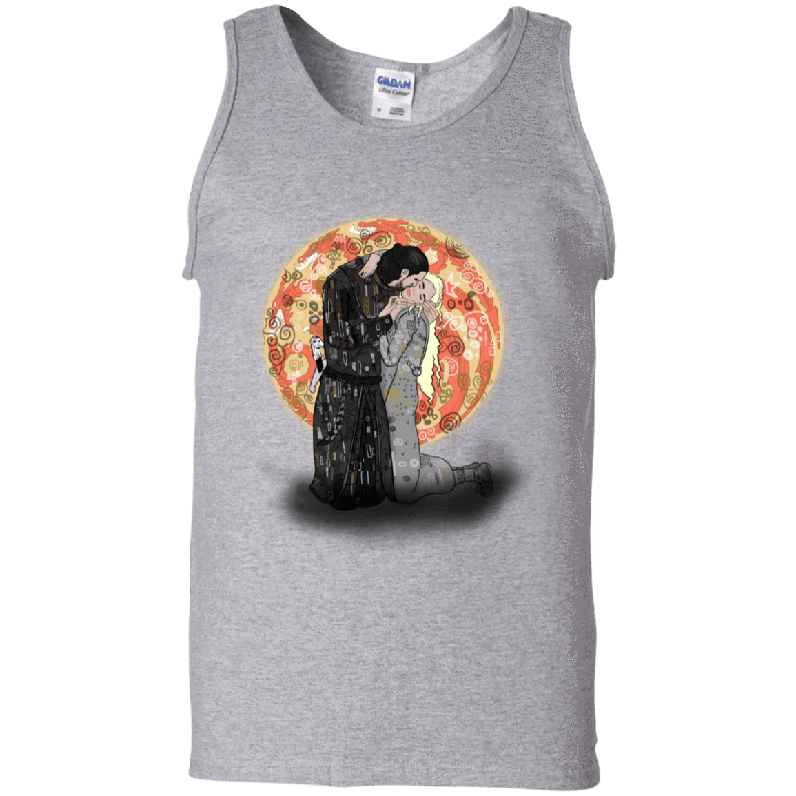 T-Shirts Sport Grey / S Kiss Jon and Dany Men's Tank Top