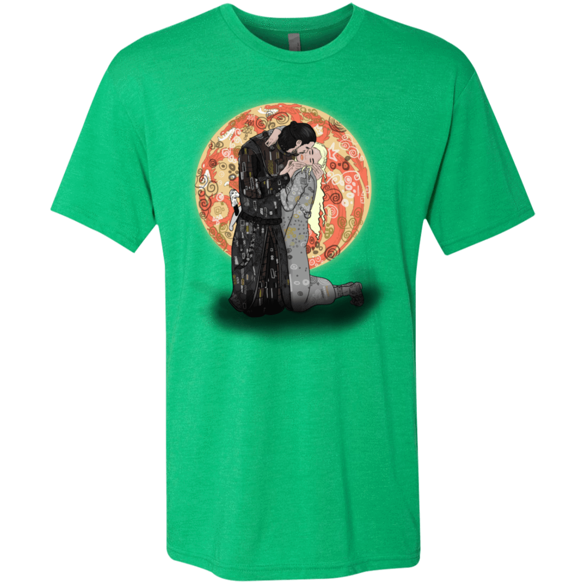 T-Shirts Envy / S Kiss Jon and Dany Men's Triblend T-Shirt