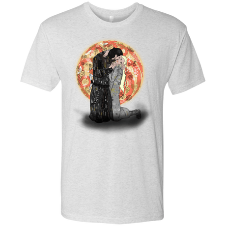 T-Shirts Heather White / S Kiss Jon and Dany Men's Triblend T-Shirt