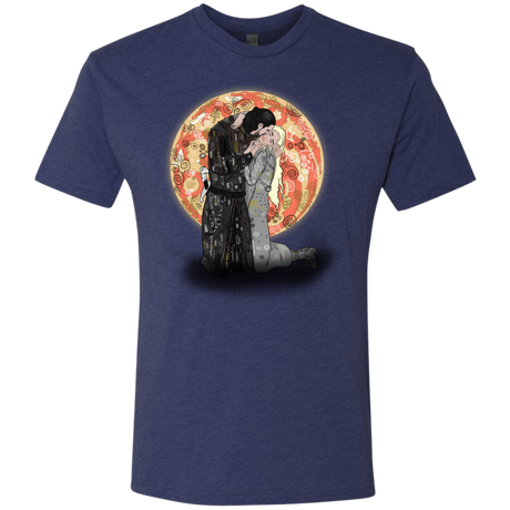 T-Shirts Vintage Navy / S Kiss Jon and Dany Men's Triblend T-Shirt