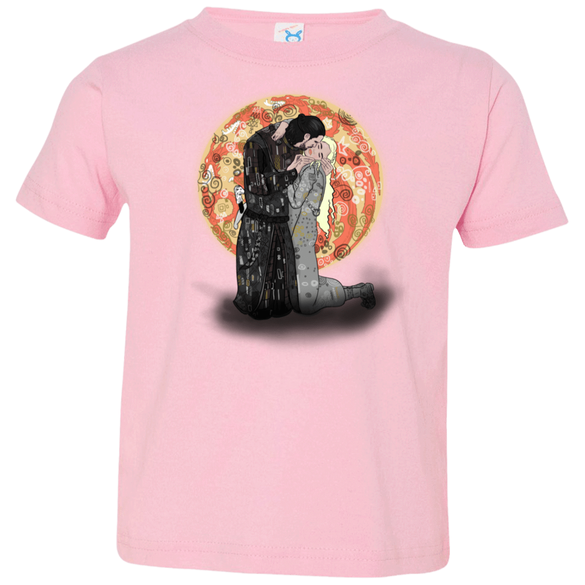 T-Shirts Pink / 2T Kiss Jon and Dany Toddler Premium T-Shirt