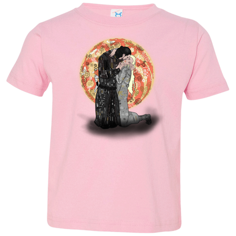 T-Shirts Pink / 2T Kiss Jon and Dany Toddler Premium T-Shirt