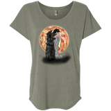 T-Shirts Venetian Grey / X-Small Kiss Jon and Dany Triblend Dolman Sleeve