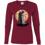 T-Shirts Cardinal / S Kiss Jon and Dany Women's Long Sleeve T-Shirt