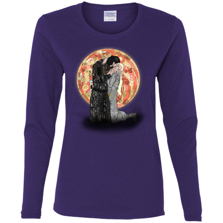 T-Shirts Purple / S Kiss Jon and Dany Women's Long Sleeve T-Shirt