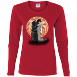 T-Shirts Red / S Kiss Jon and Dany Women's Long Sleeve T-Shirt