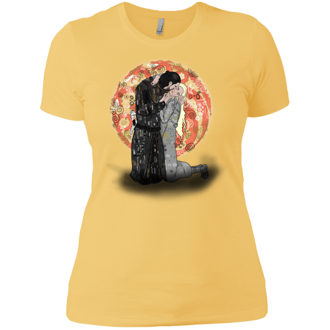 T-Shirts Banana Cream/ / X-Small Kiss Jon and Dany Women's Premium T-Shirt