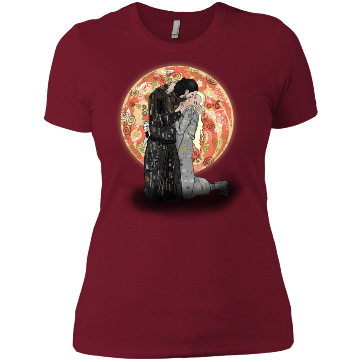 T-Shirts Scarlet / S Kiss Jon and Dany Women's Premium T-Shirt