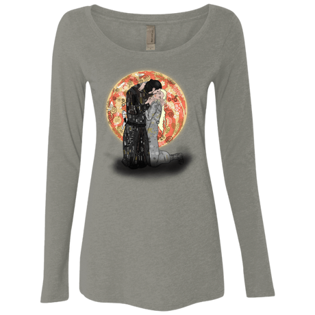 T-Shirts Venetian Grey / S Kiss Jon and Dany Women's Triblend Long Sleeve Shirt