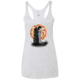 T-Shirts Heather White / X-Small Kiss Jon and Dany Women's Triblend Racerback Tank