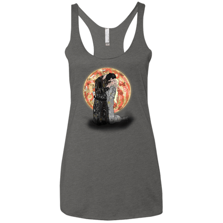 T-Shirts Premium Heather / X-Small Kiss Jon and Dany Women's Triblend Racerback Tank