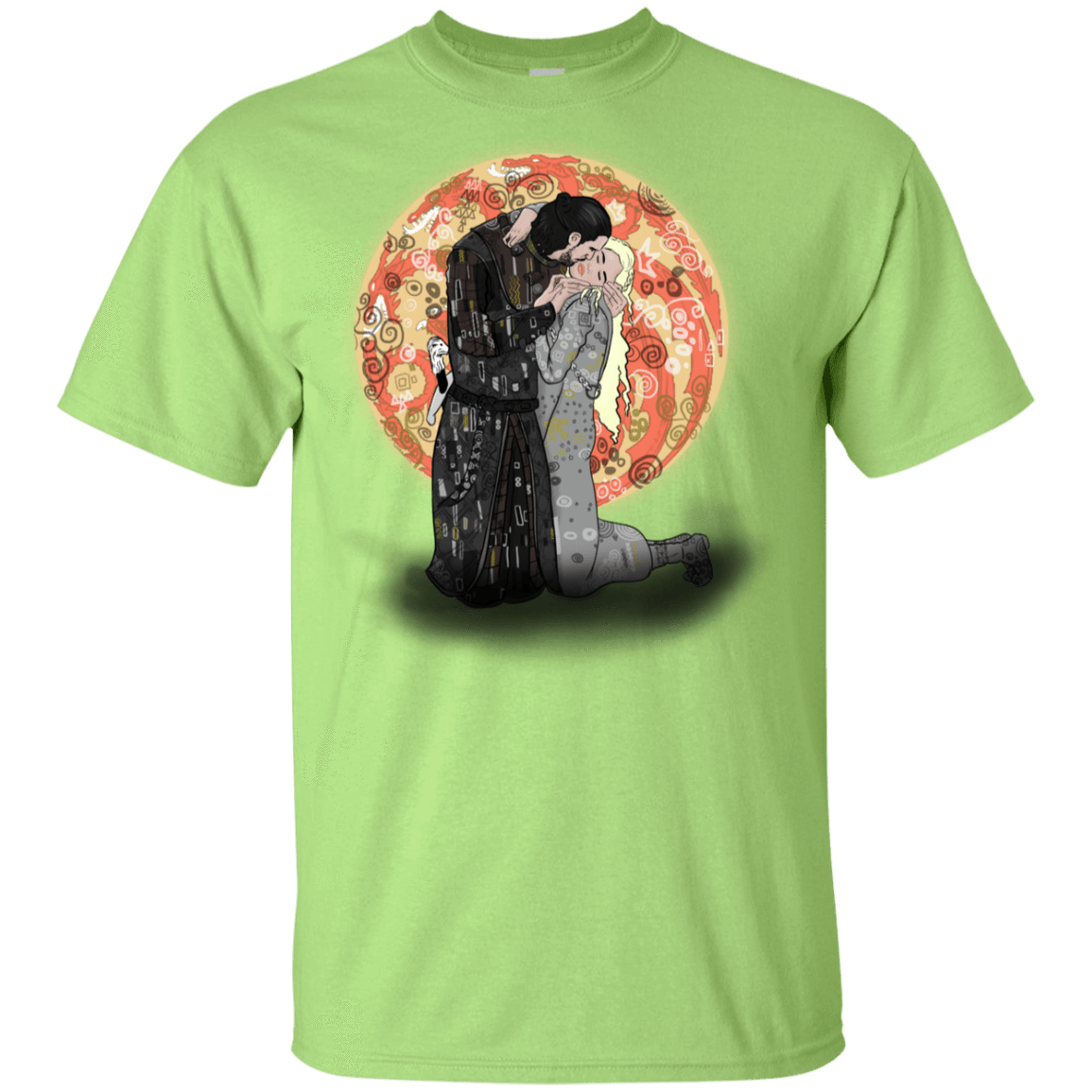 T-Shirts Mint Green / YXS Kiss Jon and Dany Youth T-Shirt