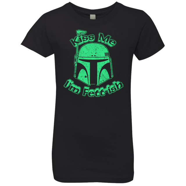 T-Shirts Black / YXS Kiss Me Im Fettish Girls Premium T-Shirt