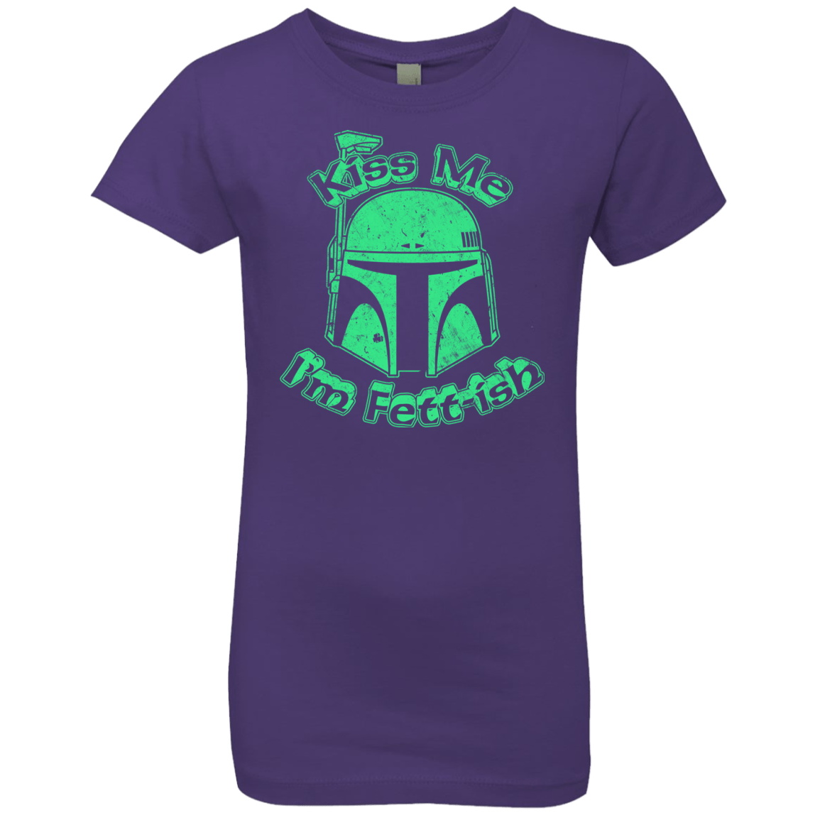 T-Shirts Purple Rush / YXS Kiss Me Im Fettish Girls Premium T-Shirt