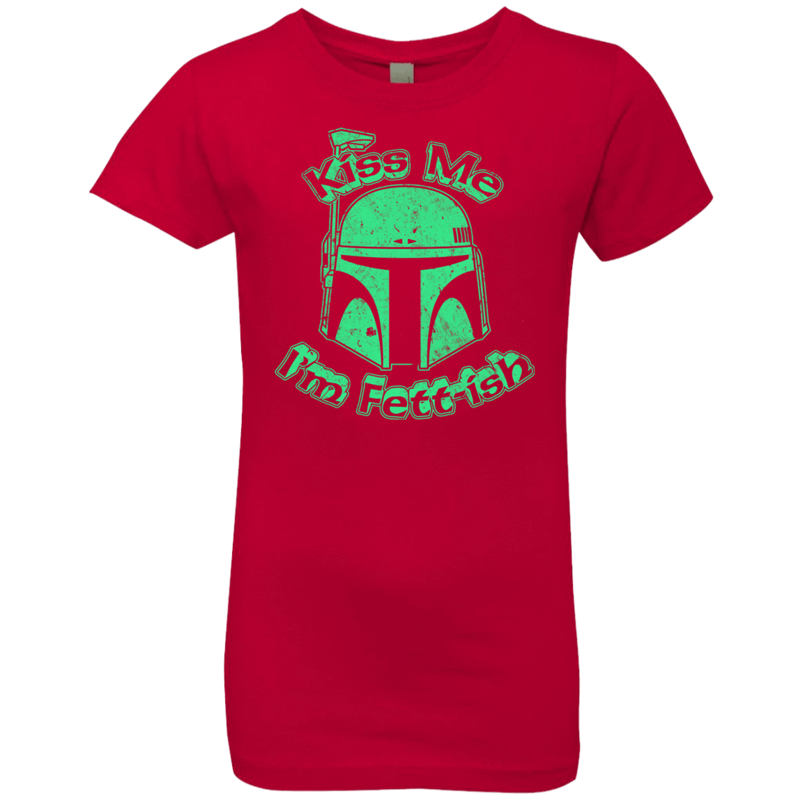 T-Shirts Red / YXS Kiss Me Im Fettish Girls Premium T-Shirt