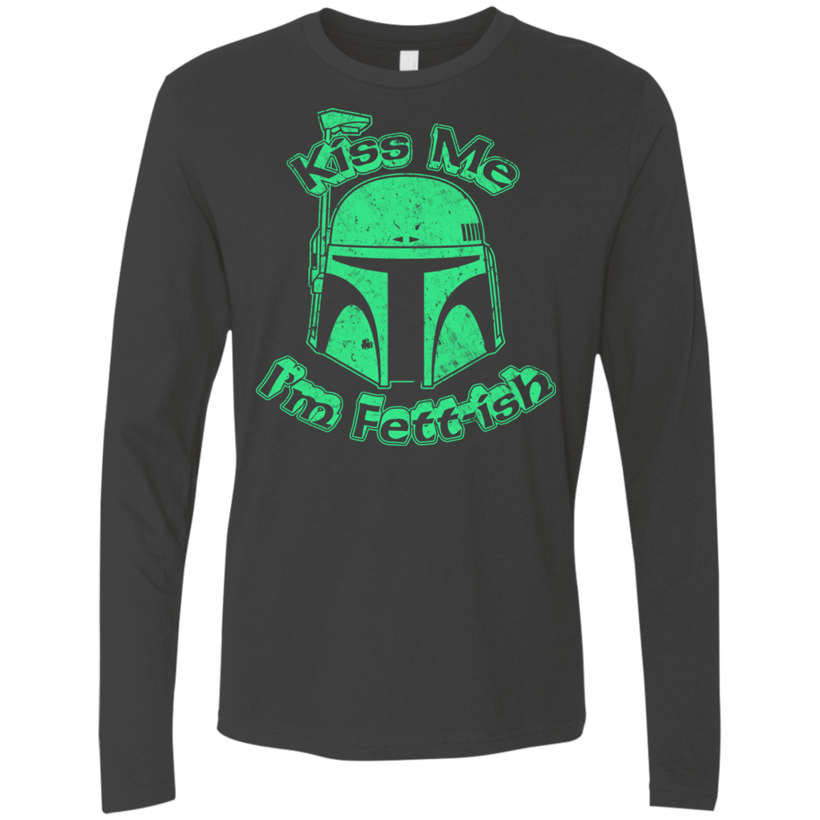 T-Shirts Heavy Metal / Small Kiss Me Im Fettish Men's Premium Long Sleeve