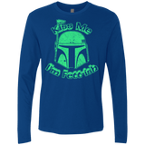 T-Shirts Royal / Small Kiss Me Im Fettish Men's Premium Long Sleeve