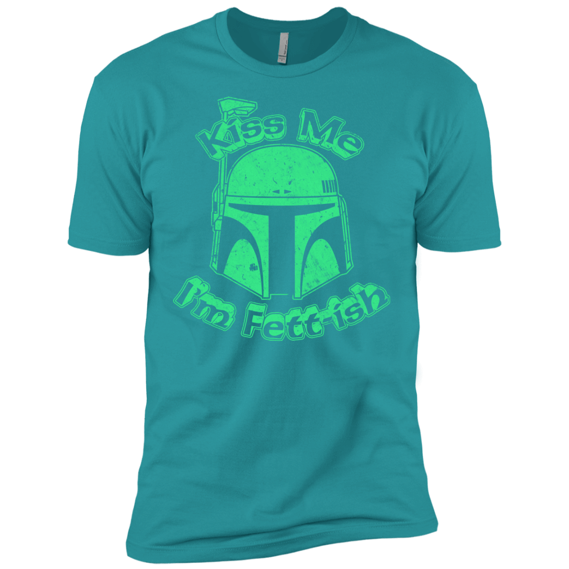 T-Shirts Tahiti Blue / X-Small Kiss Me Im Fettish Men's Premium T-Shirt