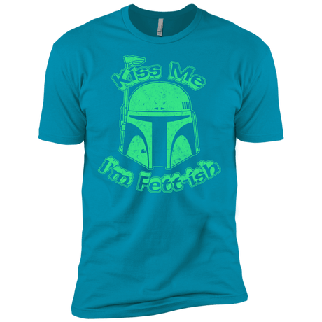 T-Shirts Turquoise / X-Small Kiss Me Im Fettish Men's Premium T-Shirt