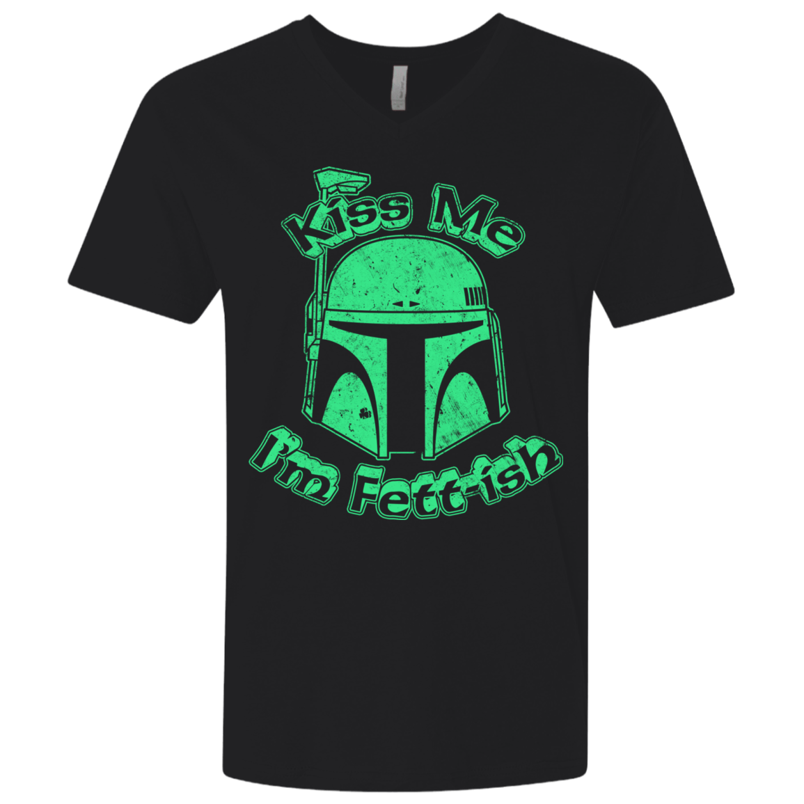 Kiss Me Im Fettish Men's Premium V-Neck