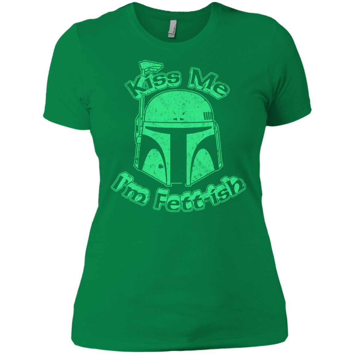 T-Shirts Kelly Green / X-Small Kiss Me Im Fettish Women's Premium T-Shirt