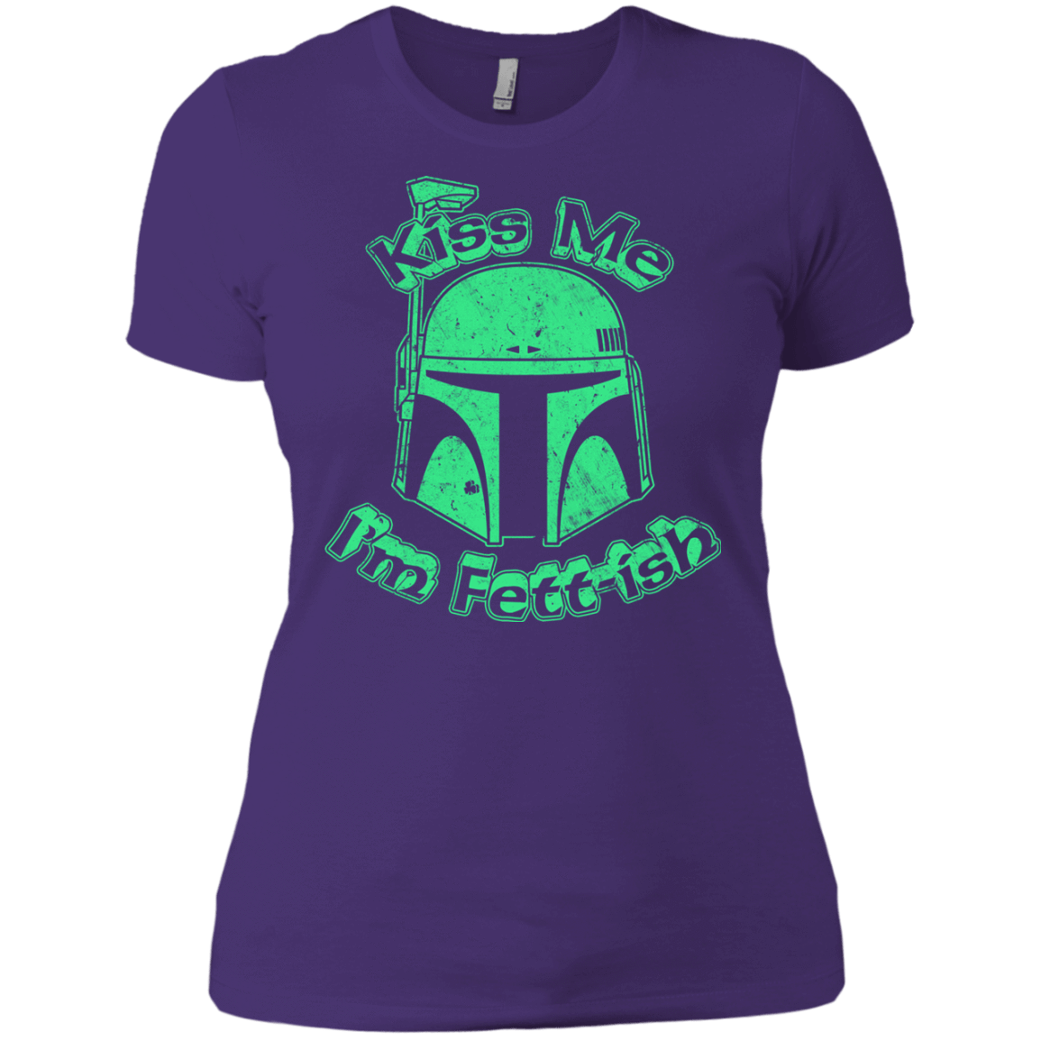 T-Shirts Purple / X-Small Kiss Me Im Fettish Women's Premium T-Shirt
