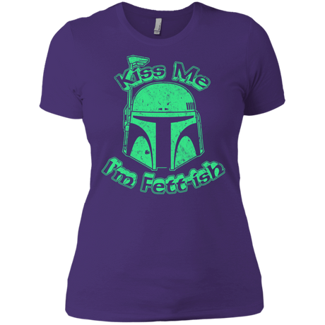 T-Shirts Purple / X-Small Kiss Me Im Fettish Women's Premium T-Shirt